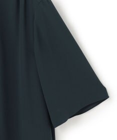 ICB 【洗える】 Back Satin Amunzen フリルブラウス