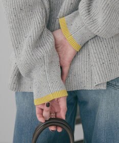 AMERICAN HOLIC 【WEB限定】配色ラインニットプルオーバー