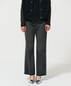 GRACE CONTINENTAL サイド切替フレアデニムパンツ