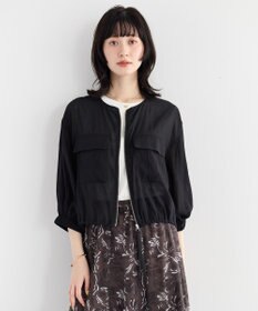 YECCA VECCA ドライタッチシアーブルゾン