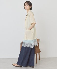 AMERICAN HOLIC 【接触冷感】シアーテーラード半袖ジャケット