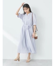 earth music&ecology タックフレアワンピース