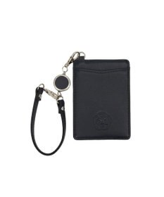 CLATHAS ワッフル リール付きパスケース