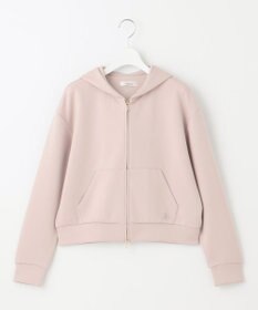 Feroux 【洗える】ダブルジップダンボールロゴ パーカー