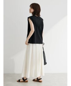 Green Parks Ｉ　切替ギャザーロングスカート