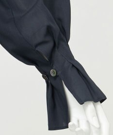 23区 【GOLD LABEL】シアーコットン ラッフル襟 ブラウス