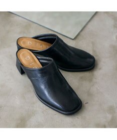 MODE ET JACOMO <D'ICI>クラシカルチャンキーヒールミュール