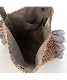 UNBILLION カシュカシュ cachecache / サイドフリルワンンハンドルトート カゴバッグ