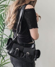 WEGO 金具デザインポケットショルダー