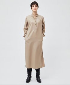 BEIGE， TERNES / ドルマンスリーブウールワンピース