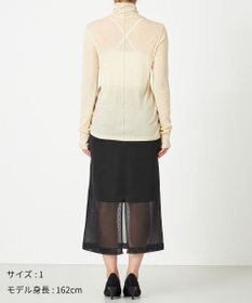 NAVE 【Nave・洗える】ツイストシアー タートルネックプルオーバー