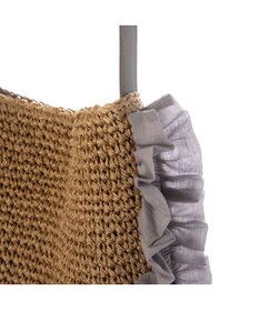 UNBILLION カシュカシュ cachecache / サイドフリルワンンハンドルトート カゴバッグ