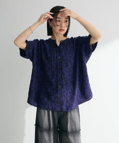 Green Parks 【WEB限定】アソート柄さらっとレーヨンブラウスⅡ