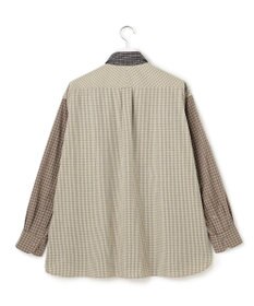 J.PRESS YORK STREET 【UNISEX】ミニチェック クレイジーパターンシャツ