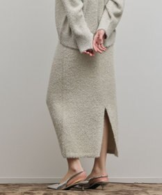 GRACE CONTINENTAL ラメフェザーニットスカート