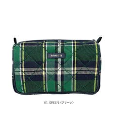ROOTOTE 3620【トートのおともに】WR.ポーチ.チェックキルト-C