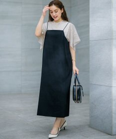 23区 L 【Lサイズ限定/洗える】スカーフプリントコンビ スリーブデザイン カットソー