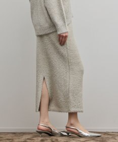 GRACE CONTINENTAL ラメフェザーニットスカート