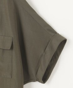 SHARE PARK LADIES 【洗える】ドルマンスリーブサテンシャツ