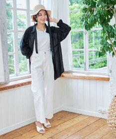 WEGO 【シワになりにくい/手洗い可】シアーBIGシャツ