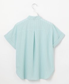 J.PRESS LADIES L 【洗える】SHEER ギンガム シャツ ブラウス