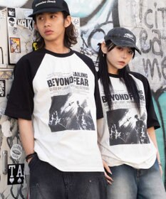 WEGO 【ユニセックス着用ITEM/MLサイズ展開】ヴィンテージライクラグラングラフィックT（SS）