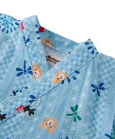 MIKI HOUSE HOT BISCUITS 総柄 ベビー甚平オール ギフトセット【BOX付き】