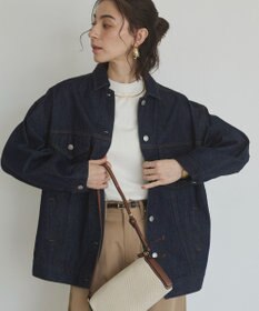 WEGO 【ANGIE VINTAGE】ビッグシルエットデニムジャケット / オーバーサイズGジャン