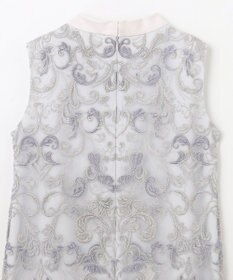 GRACE CONTINENTAL ラメオーナメントミニドレス