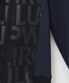PW CIRCULUS 【MEN】【撥水/防風/ストレッチ】ロゴプリント ジップアップ フーデッド ブルゾン