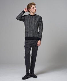 JOSEPH HOMME チャンディーガルジャガード　クルーネックニット