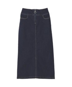 YECCA VECCA フロントZIPハイウエストデニムスカート