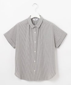 J.PRESS LADIES L 【洗える】SHEER ギンガム シャツ ブラウス