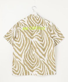 PW CIRCULUS 【雑誌掲載 / 高通気 / 軽撥水 / 軽量のDotAir 使用】【MEN】ゼブラ柄開襟シャツ