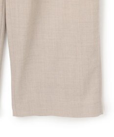 23区 L 【洗える】ハイカウントフラノ ドロスト ワイド パンツ