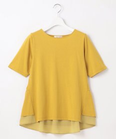 Feroux 【UVケア】バックペプラムチュニック Tシャツ