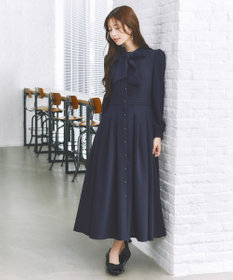 TOCCA 【洗える・消臭】SWEET CARAMEL BOX ドレス ネイビー系