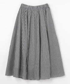 ANY 【ウエストゴム】シャンブレーライク スカート