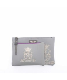 A.D.M.J. 【魔法の様に軽い】マジックライト/イタリアンファブリックステッチ刺しゅうフラットポーチ2セット(S・M)