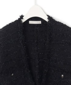 ICB 【洗える】 スラリットテープ カーディガンジャケット