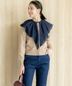 組曲 【洗える・6色展開】Elenaベーシックニット カーディガン