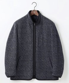 JOSEPH ABBOUD 【リバーシブル】ツィーディーフリースリバーシブル ブルゾン