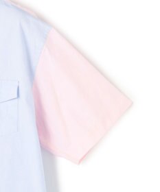 J.PRESS MEN 【J.PRESS ORIGINALS】【UNISEX】Crazy Oxford Half Sleeve Shirt / B.D. / Baggy-Fit