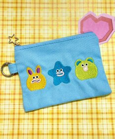 WEGO モンスター刺繍ポーチ