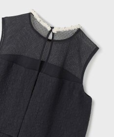 GRACE CONTINENTAL ジャガードフレアドレス