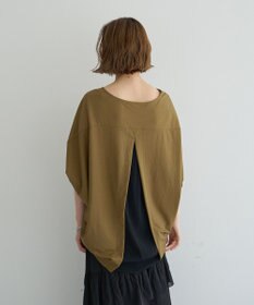 YECCA VECCA 異素材切替バックデザインプルオーバー