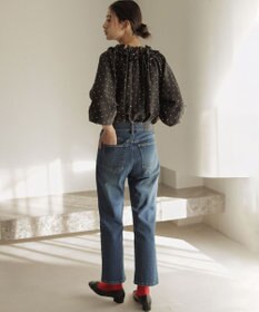 組曲 ミッドデニム パンツ ユーズドブルー系