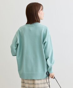 Green Parks もちやわモックネックニットプルオーバー