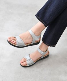 Pointer 本革 甲幅調整 超軽量マジックテープ付きサンダル