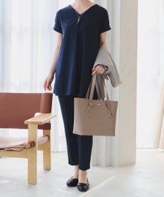 Tiaclasse 【安田美沙子さん　小倉優子さん着用】リボンデザイン通勤バッグ